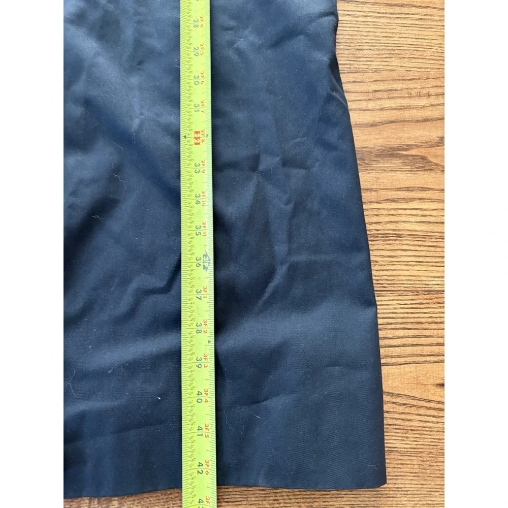 Vintage 80s Burberry's London Women's Navy Trench Coat Size 18 Regular - Picture 5 of 13